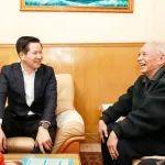 中国中冶领导春节前夕慰问老同志、老专家和困难党员