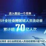 春運(yùn)2025丨春運(yùn)滿月 全社會跨區(qū)域人員流動量預(yù)計(jì)超70億人次