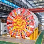 中鐵裝備超大直徑泥水平衡盾構(gòu)機(jī)“坪山東3號”下線