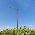 全球第二高！甘肅崇信項目成功吊裝186米混塔風電機組
