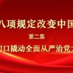 八项规定改变中国②以小切口撬动全面从严治党大变局