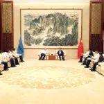 陈得信会见酒泉市委副书记、市长唐培宏