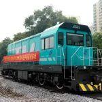 國內(nèi)首批系列化純電機(jī)車在中南股份啟用