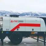 方圓高原型混凝土泵助力礦山建設