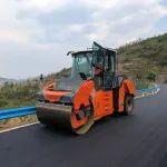 工地报告 | 看悍马中型压路机 “稳准省”征服山区道路！