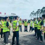 贵港市多部门联合专家组到公路运营公司贵港项目经理部进行专项检查