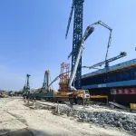 BICES 2025展商风采：徐工72m泵车助建汉南长江大桥
