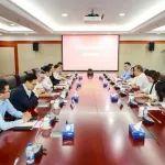 朱广侠会见中国对外承包工程商会辛修明副会长一行