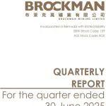 澳洲布莱克万矿业（Brockman Mining）2025年第二季度报告