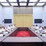 陈文健与国家电网董事长、党组书记张智刚举行会谈