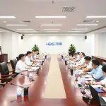 刘键与中国电信河北分公司党委书记、总经理靳建勇座谈交流