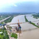 央媒聚焦市域（郊）铁路成眉线岷江特大桥全桥合龙