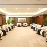 陳得信與中儲(chǔ)糧集團(tuán)公司黨組書記、董事長(zhǎng)鄧亦武舉行工作會(huì)談