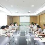 陳得信與江銅集團黨委書記、董事長鄭高清舉行工作會談