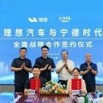 理想汽車(chē)與寧德時(shí)代達(dá)成全面戰(zhàn)略合作