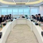 劉鍵與阿聯(lián)酋國(guó)際資源控股公司創(chuàng)始人兼首席運(yùn)營(yíng)官拉維·夏爾馬座談交流