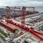 新紀(jì)錄！新時(shí)代造船1000噸龍門吊7天極速提升