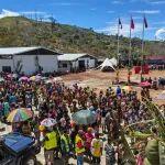 中國(guó)援助巴新菌草旱稻項(xiàng)目永久性示范基地落成