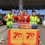 節(jié)日盛裝迎國慶，服務出行顯擔當