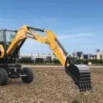 轮挖轻骑，多面能手：SY65W 运动版开启市政园林施工新体验！