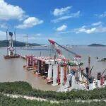 不辱使命！“大橋海鷗”完成甬舟鐵路西堠門公鐵大橋邊跨鋼梁架設(shè)任務(wù)