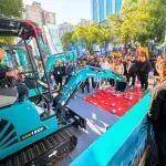 山河智能微挖“天團”閃耀武漢，引領(lǐng)綠色施工潮流