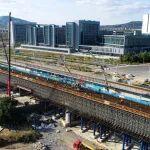 龍煙鐵路市域化改造工程首座連續(xù)梁澆筑完成