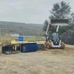 快速破障打通救援动脉丨山猫滑移装载机亮相榆中应急演练