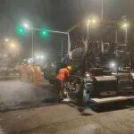 工地報告 | 深夜施工不打烊，北京順義李天路煥新顏！