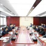 劉鍵與中國光大銀行黨委書記、行長郝成座談交流