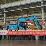 海德宝莱轮式挖掘机论坛相关精彩文章--热烈祝贺三一纯电动轮式挖掘机175W下线 热烈祝贺三一纯电动轮式挖掘机175W下线