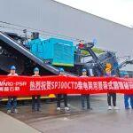 破局國際市場，無懼極寒工況！山河智能SP300CTD柴電兩用圓錐破碎站成功下線