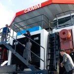 今創(chuàng)集團領(lǐng)導蒞臨江蘇常礦，共鑒“江南第一車”CKG150AE新突破！