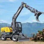 稳定可靠，舒适耐造——宝鼎BD120S轮式抓木机