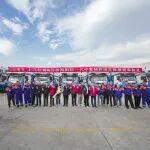 上汽红岩新一代中置轴轿运车批量交付，助力轿运行业高质量发展