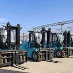 批量交付！電動重叉助力綠色物流升級