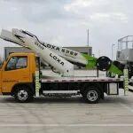 城市高空作業(yè)新搭檔！福田雷薩28米高空作業(yè)車，靈活高效觸手可及