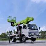 高品質(zhì) 新標(biāo)桿丨中聯(lián)重科智能高機(jī)ZV28T藍(lán)牌高空作業(yè)車賦能城市天際線