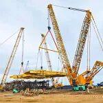 我国出口印尼最大履带起重机SCC12500A完成首吊