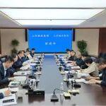 江蘇省鐵路集團董事長馬騰飛一行到訪山東鐵投集團