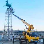 西北樞紐迎高峰！蘭州中川機(jī)場高空建設(shè)“顏值功臣”是徐工