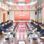 趙暉與中鐵十二局黨委書記、董事長(zhǎng)李天勝舉行會(huì)談