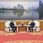 朱可炳與廣西壯族自治區(qū)副主席曹志強(qiáng)舉行工作會(huì)談