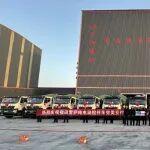 交付10臺！福田雷薩純電攪拌車牽手聊城永創(chuàng)建材，共贏新征程