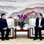 周育先會見亞泰集團黨委書記、董事長陳鐵志一行