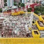 擎動香江！徐工群塔助力中國移動香港火炭數(shù)據(jù)中心建設(shè)