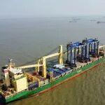 GENMA 4台混合动力RTG启航墨西哥