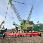 中國智造閃耀非洲！中聯(lián)重科起重機樹立埃塞俄比亞吊裝新標桿