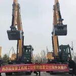 品質(zhì)贏得信賴！晉工21噸級輪式挖掘機批量發(fā)車海外