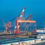 中船九院中標(biāo)上海外高橋2200噸門(mén)式起重機(jī)